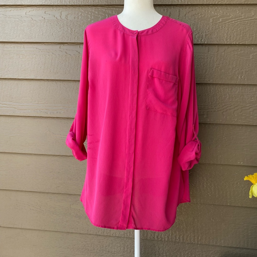 Talbots silk women’s blouse, size 1X